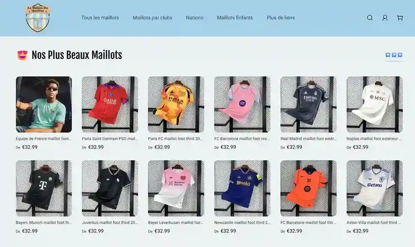 La Maison du Maillot vs Maillots Officiels : le comparatif