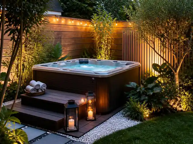 Comment intégrer un spa dans un petit jardin avec style ?