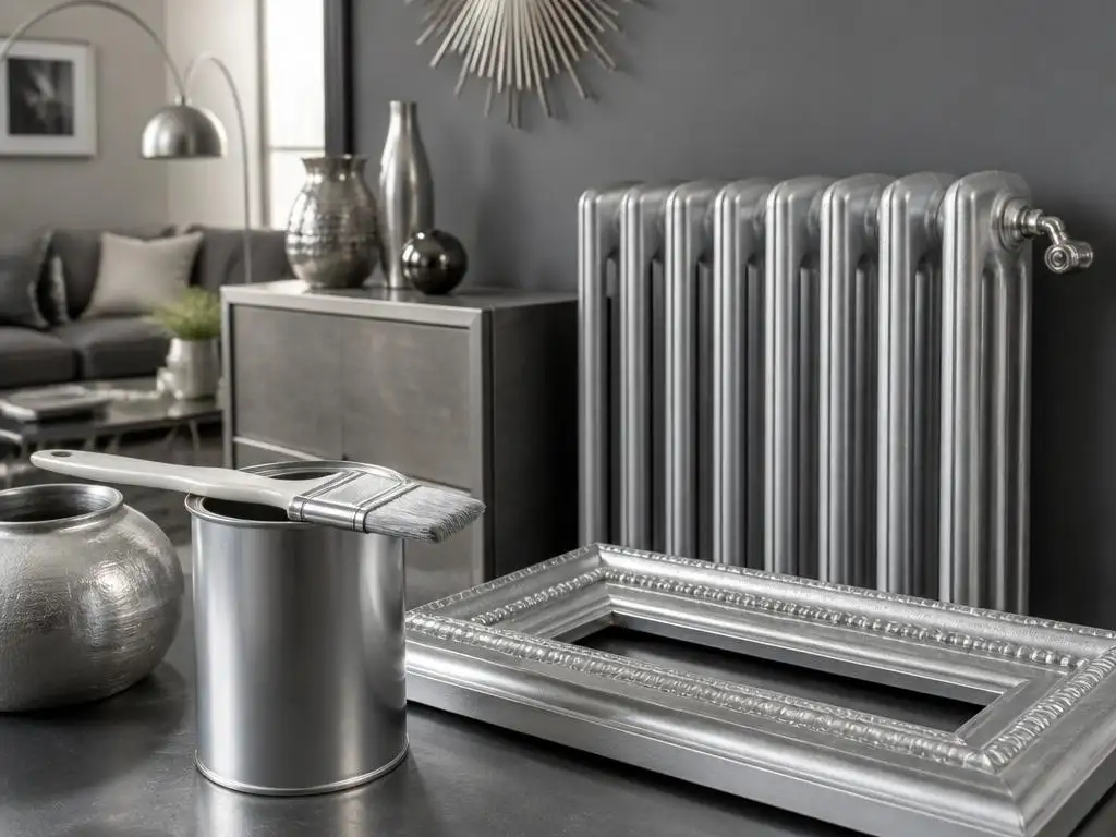 Comment moderniser sa décoration avec de la peinture argentée ?