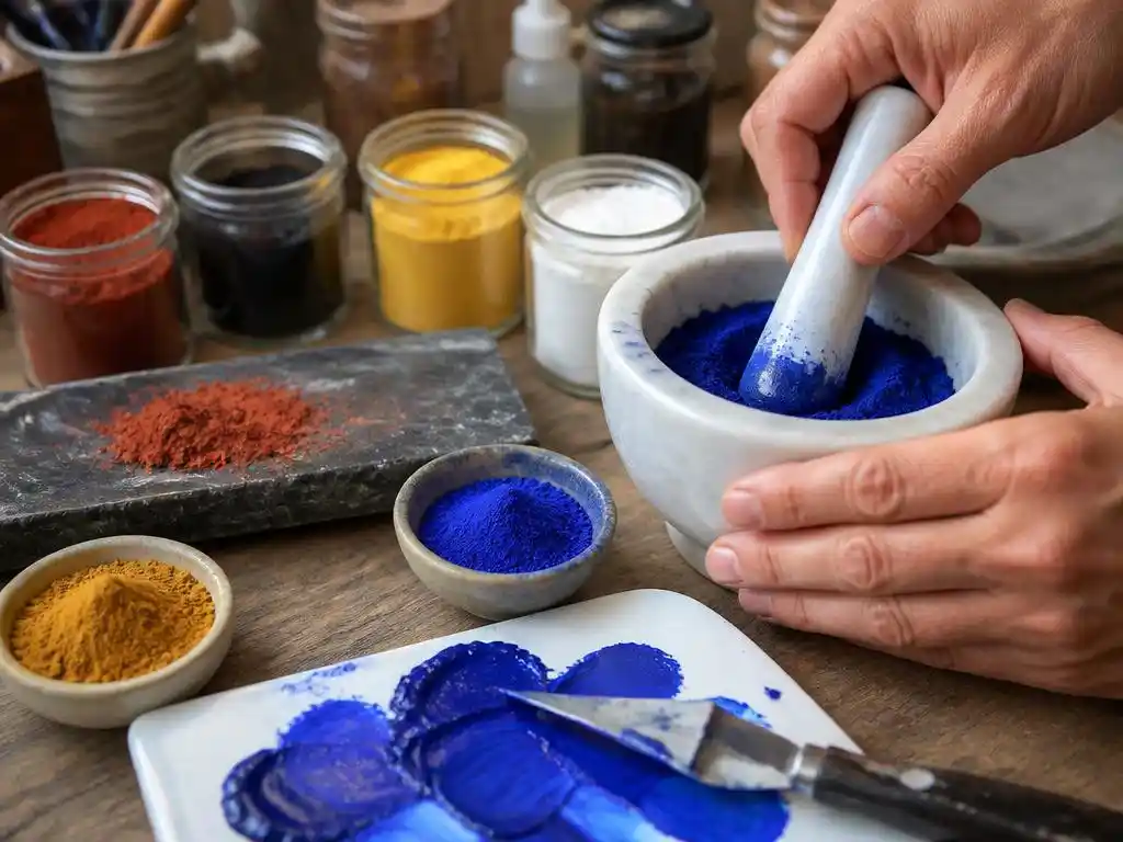Comment réussir ses pigments de peinture acrylique maison