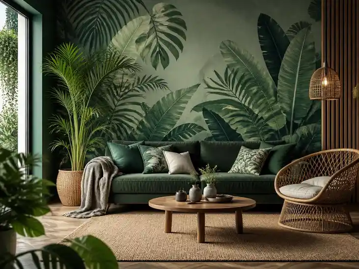 Comment transformer votre intérieur avec une peinture jungle