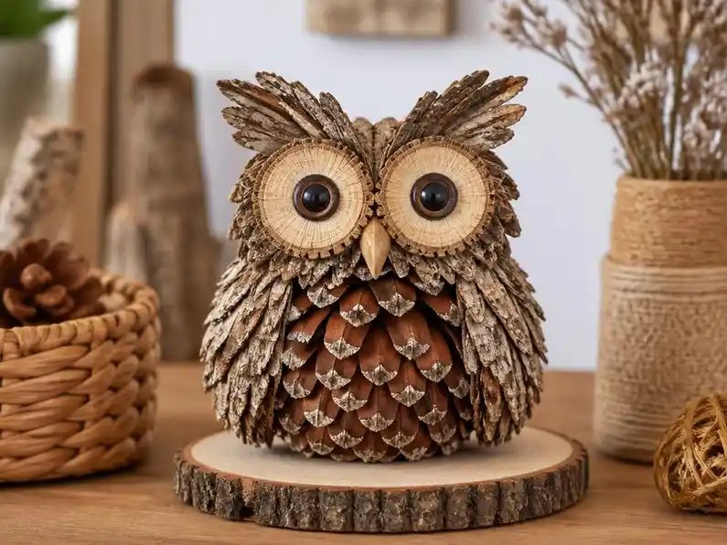 Créer un magnifique bricolage hibou pour sublimer votre déco