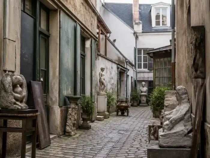 Découvrir l'impasse Ronsin à Paris : plan d'un haut lieu de l'art