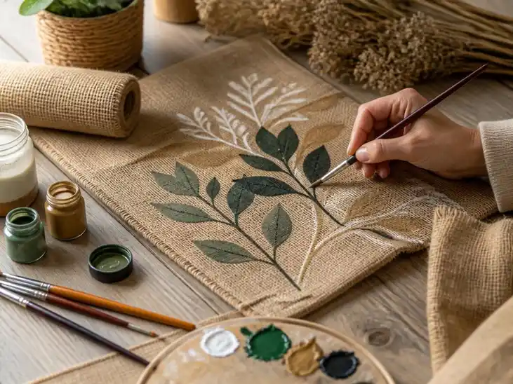 Guide pratique : réussir sa décoration avec de la peinture pour toile de jute