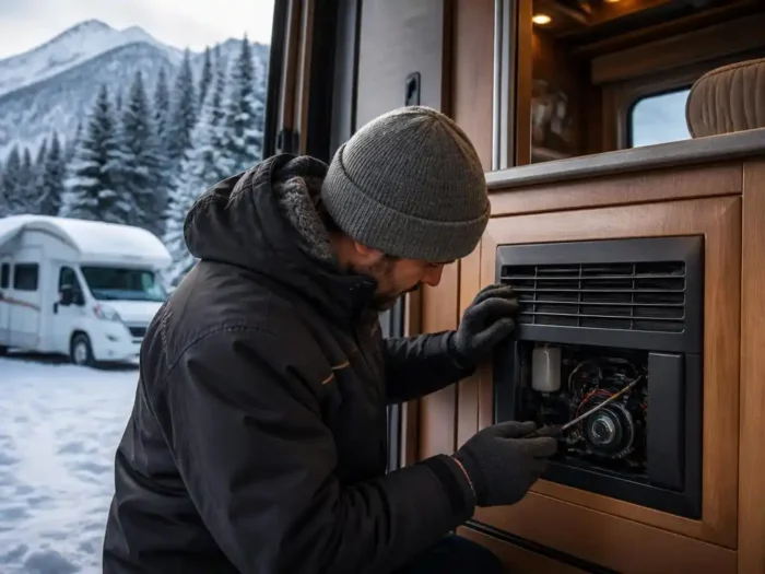 Réduire le besoin de dépannage chauffage truma camping-car en hiver