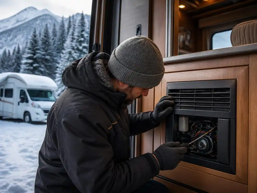 Réduire le besoin de dépannage chauffage truma camping-car en hiver