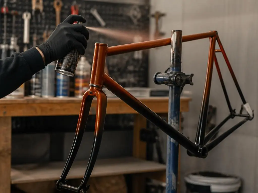 Rénovation vélo : personnaliser la peinture cadre vélo simplement