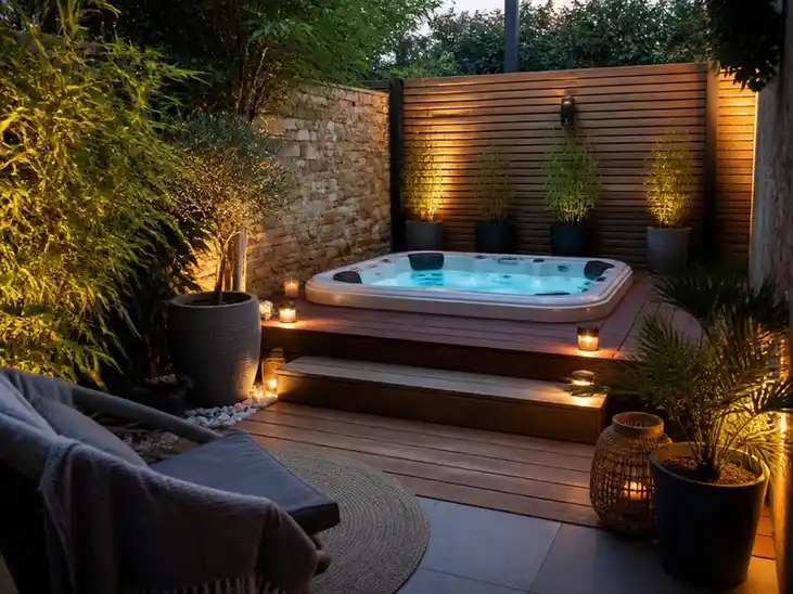 Réussir son spa aménagement extérieur dans un petit espace