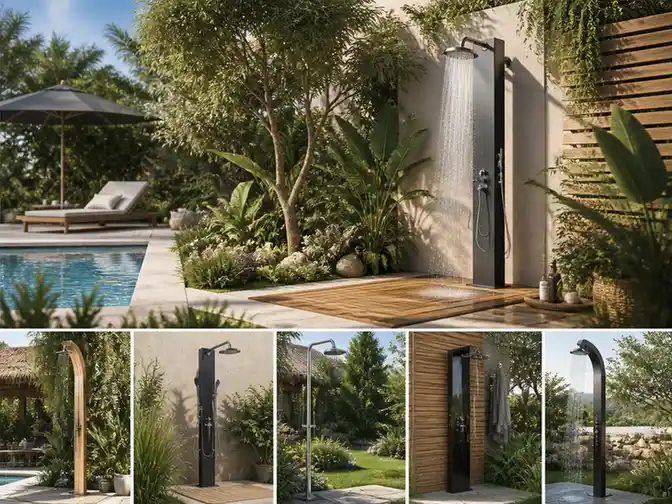 Aménager son extérieur avec style : le guide des douches de jardin