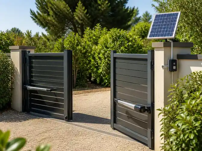 Bien choisir sa motorisation solaire pour portail battant