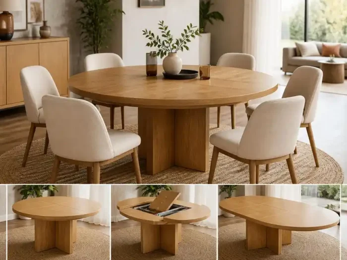 Comment choisir une table bois ronde avec rallonge pour votre salle à manger