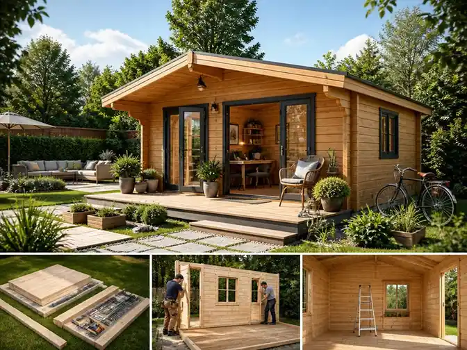 Comment installer un chalet bois sans permis de construire chez soi
