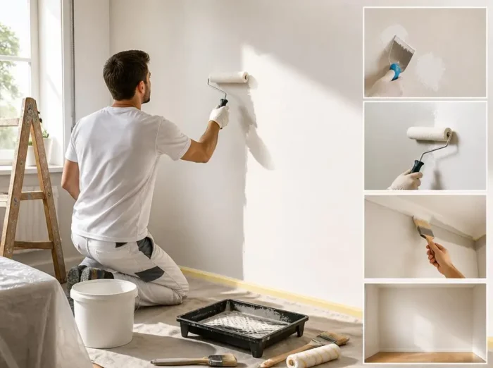 Comment peindre un mur sans trace avec une finition pro