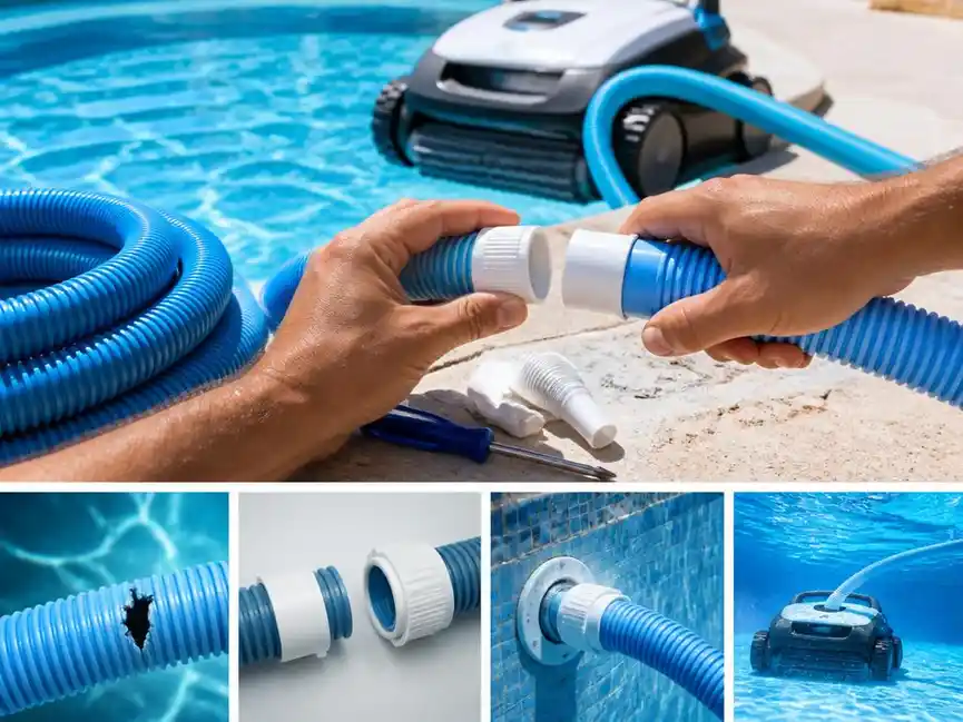 Comment remplacer un tuyau pour robot piscine efficacement
