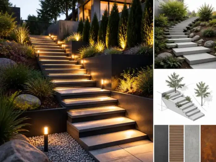 Comment réussir l'installation d'un escalier extérieur design ?