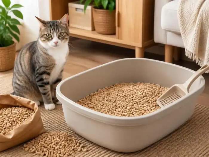Comment réussir la transition vers les pellets de bois litière chat ?