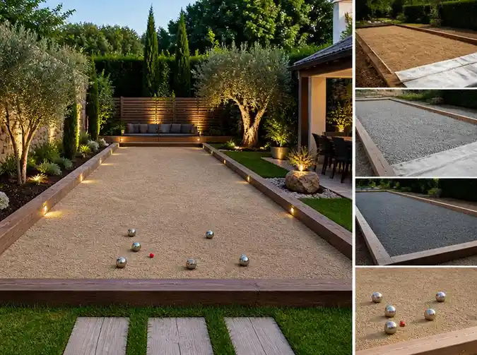 Créer un terrain de pétanque professionnel dans son jardin