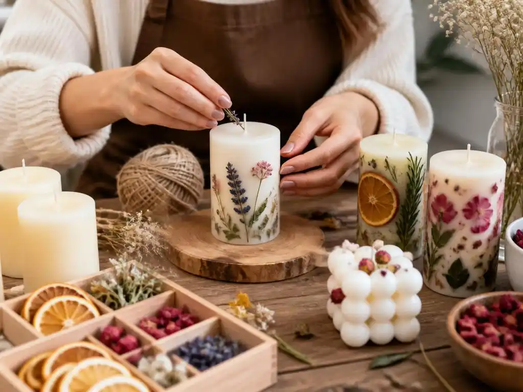 Customiser ses bougies à décorer pour illuminer son intérieur