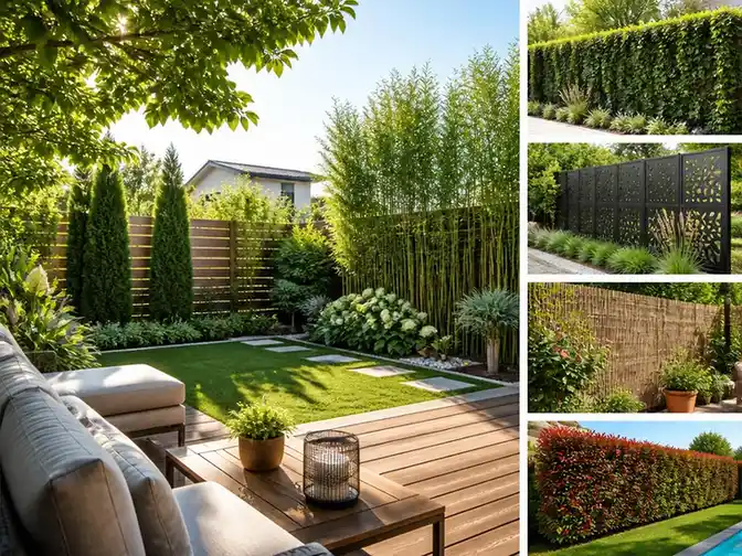 Des solutions efficaces pour cacher le vis a vis jardin