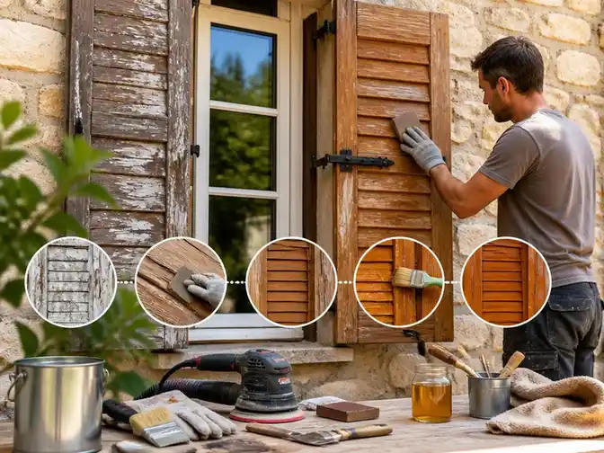 Guide complet pour restaurer vos anciens volets en bois
