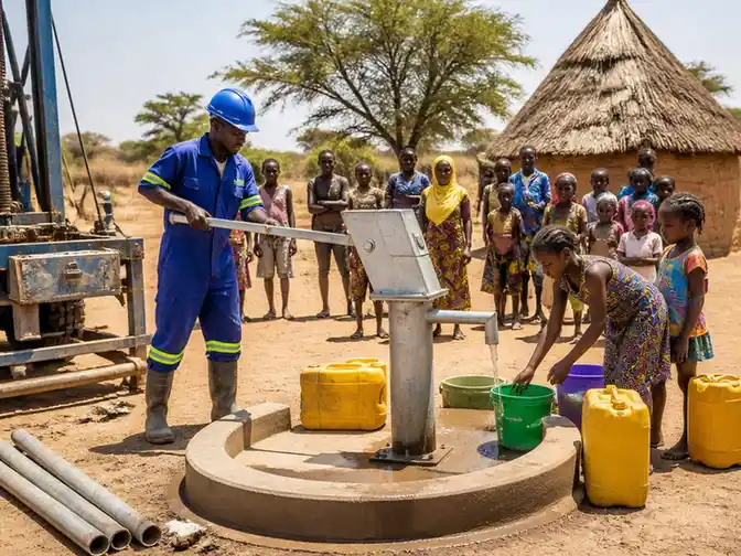Les défis et enjeux pour construire des puits en afrique
