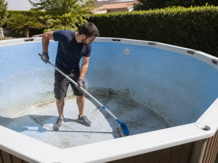 Les étapes clés pour nettoyer une piscine hors sol vide