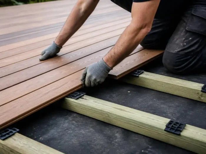 Maîtrisez la pose avec la fixation invisible terrasse bois