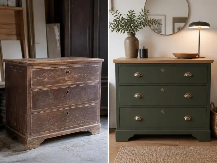 Moderniser et restaurer meuble en bois pour un intérieur tendance