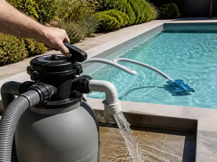 Optimiser le nettoyage : évacuation directe pour aspirer piscine sans passer par le filtre
