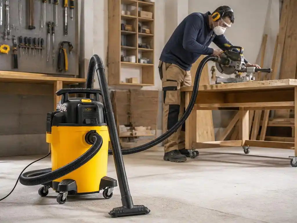 Optimiser son atelier avec un aspirateur de chantier performant