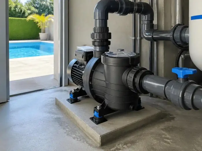 Pourquoi installer un silent bloc pour pompe piscine est indispensable