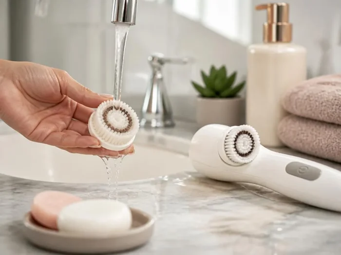 Pourquoi nettoyer une brosse visage est crucial pour l'éclat ?