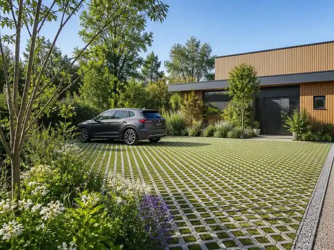 Réussir l'aménagement de son parking de voiture écologique