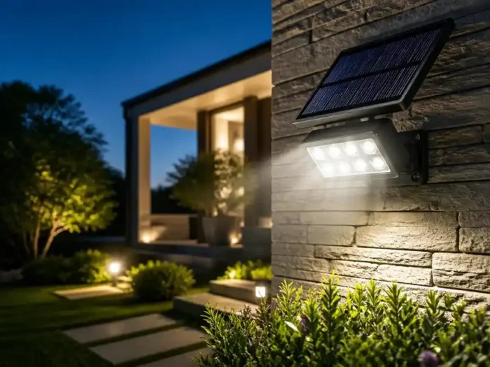 Sécuriser vos extérieurs grâce à un spot solaire puissant