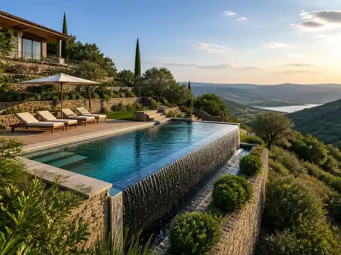Sublimer votre jardin : l'aménagement piscine terrain en pente