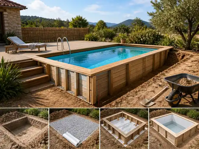 Tout savoir sur l'installation d'une piscine bois enterrée