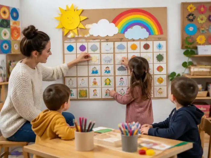 Activités manuelles : réaliser un calendrier pédagogique en classe