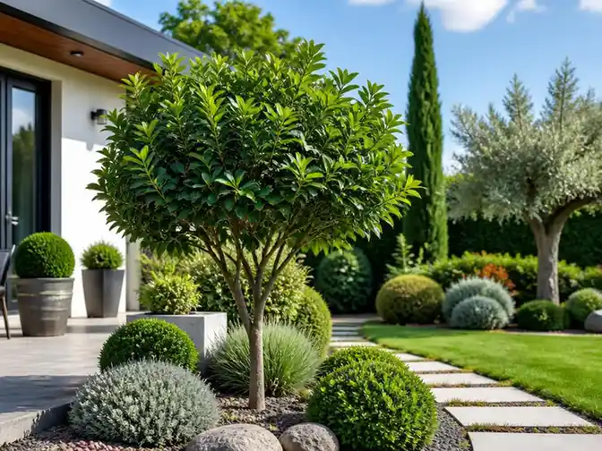 Aménager son jardin avec un petit arbre décoratif extérieur persistant