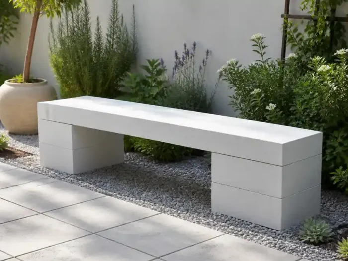 Apprendre à fabriquer un banc en beton cellulaire facilement
