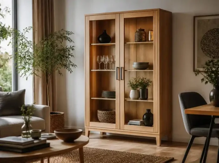 Comment choisir une vitrine en bois et verre durable pour votre intérieur