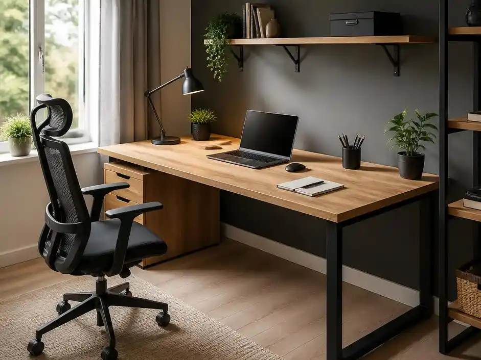 Comment concevoir et faire un bureau avec un plan de travail personnalisé
