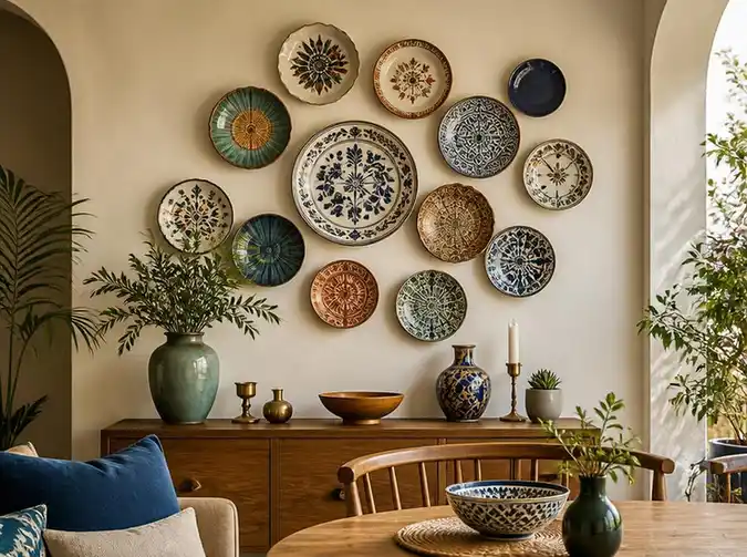 Comment embellir vos murs avec des assiettes décoratives murales