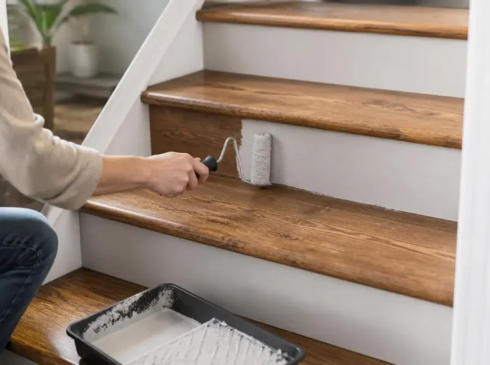 Comment réussir à peindre un escalier en bois sans poncer