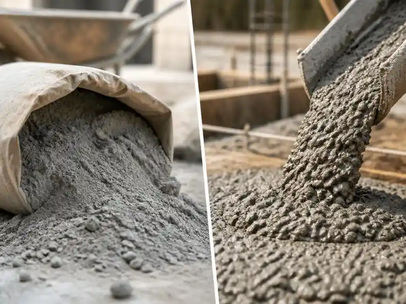 Comprendre la différence entre le ciment ou béton pour vos travaux