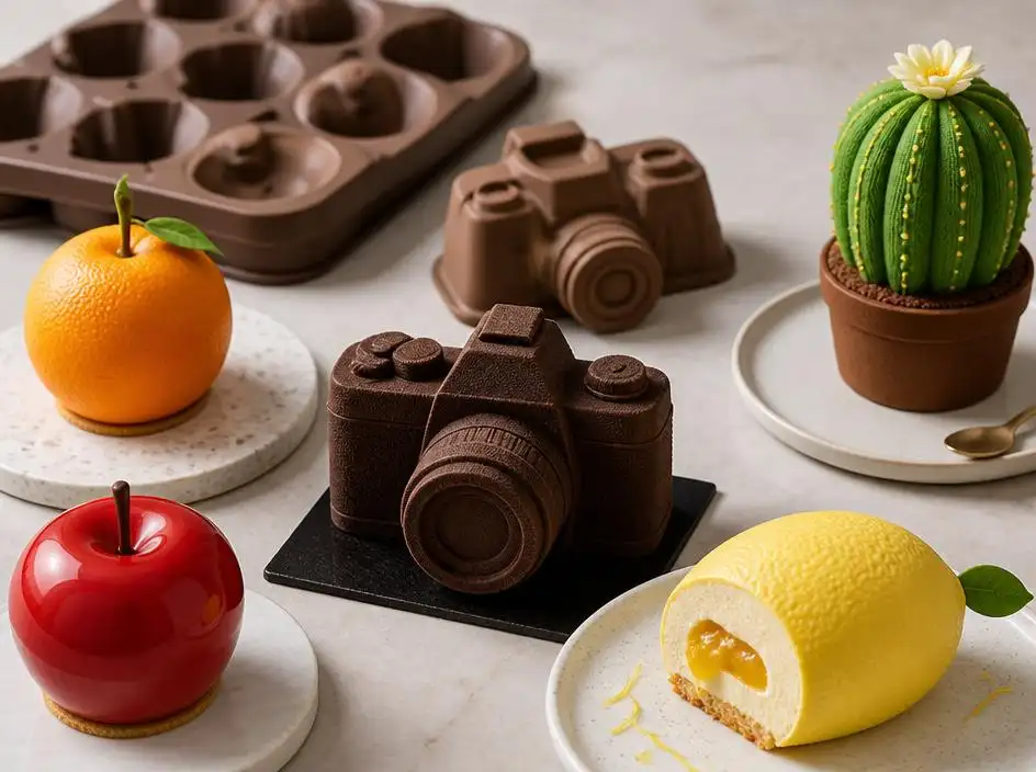 Créer des desserts bluffants avec un moule silicone trompe l'oeil