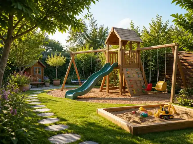 Créer un espace de jeu unique pour faire une aire de jeux dans son jardin