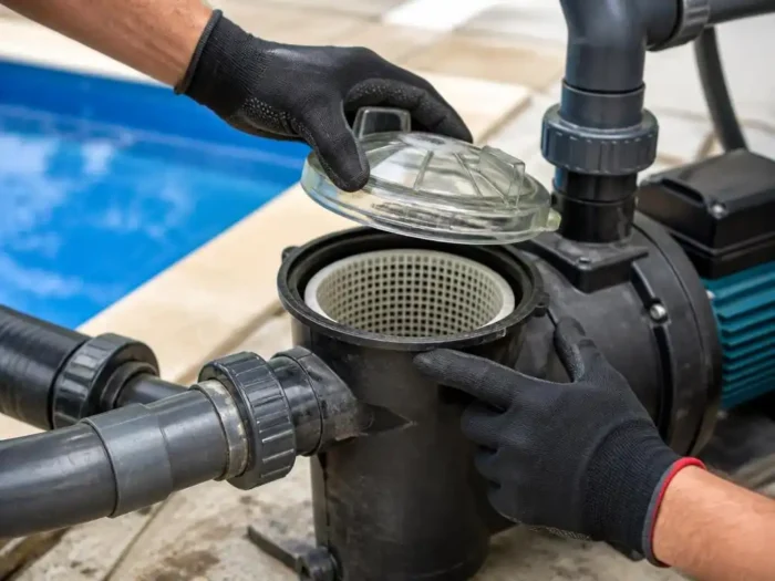 Diagnostic et réparation du couvercle de pompe piscine