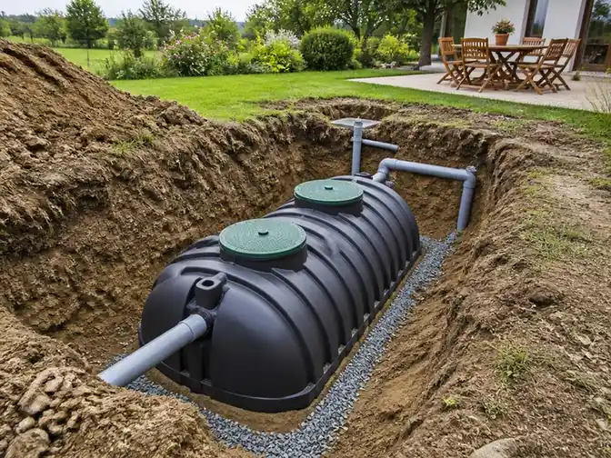 Dimensionner et gérer une fosse toutes eaux de 3000l