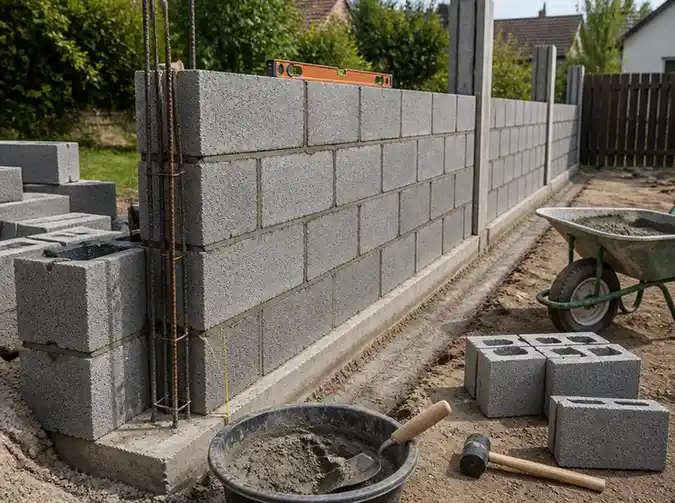 Erreurs fatales à éviter lors de la pose d'un muret en parpaing
