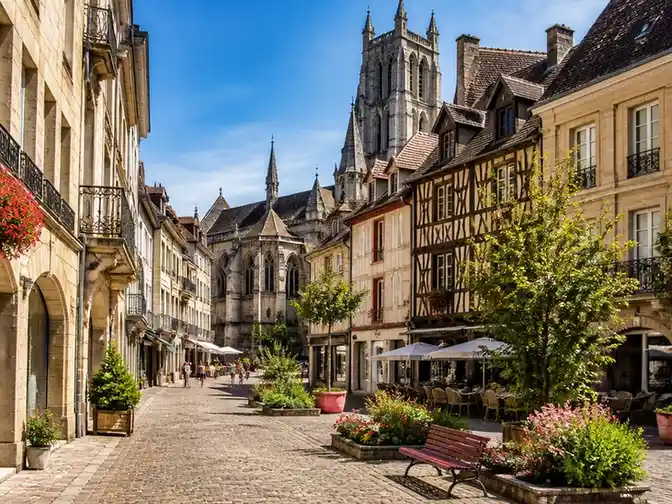 Explorer le charme historique du plan chalon sur saône centre ville